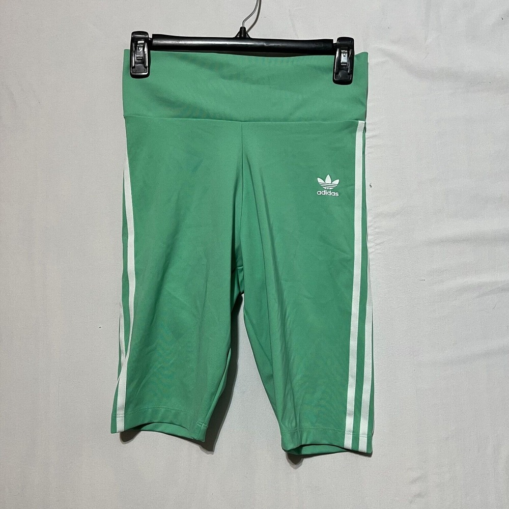 Adidas Adicolor Classics Shorts Women's Small Mint Green Elastic Waist Pull On‎